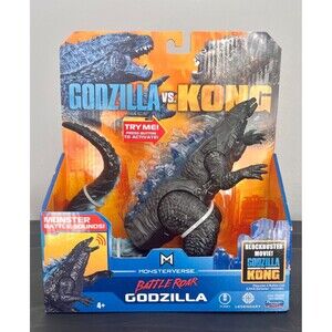 NEW! Monsterverse Godzilla vs Kong Battle Roar Godzilla Sounds 2021 Collectable